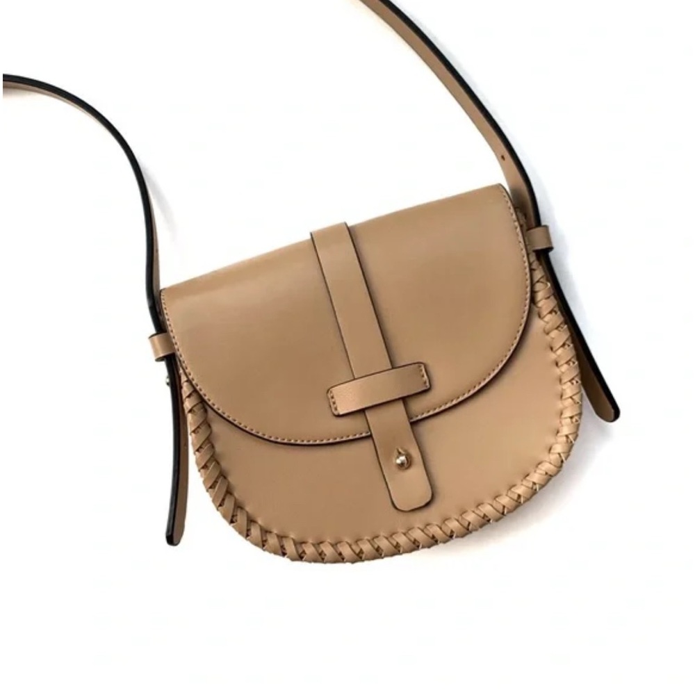 Forever 21 Tan Woven Crossbody Bag